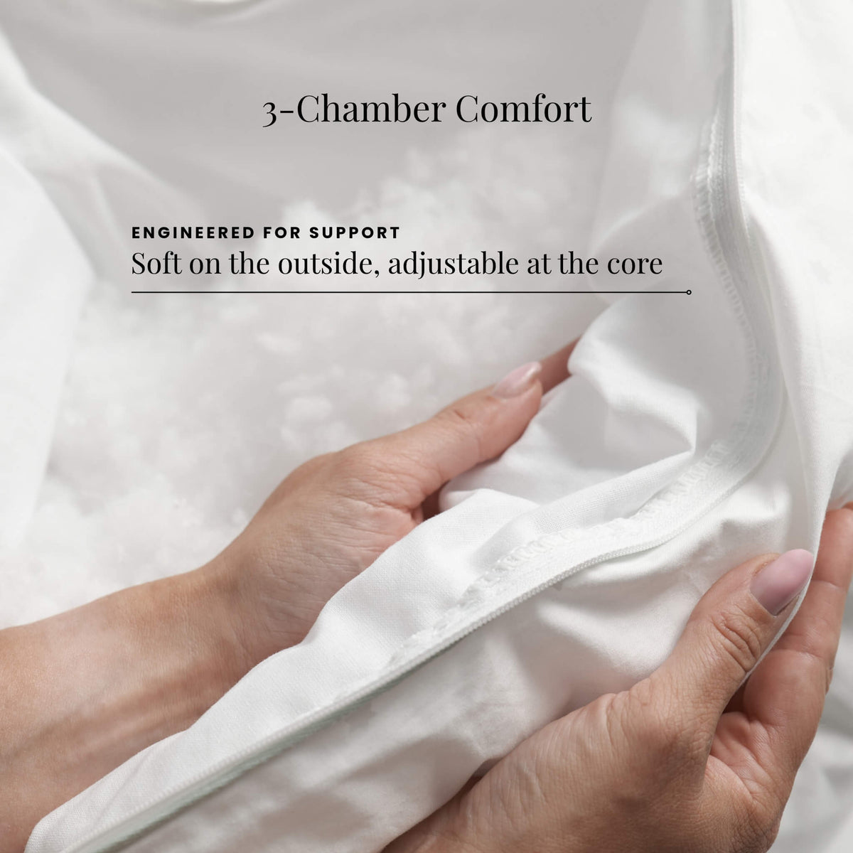 Adjustable Pillow incl. extra filling