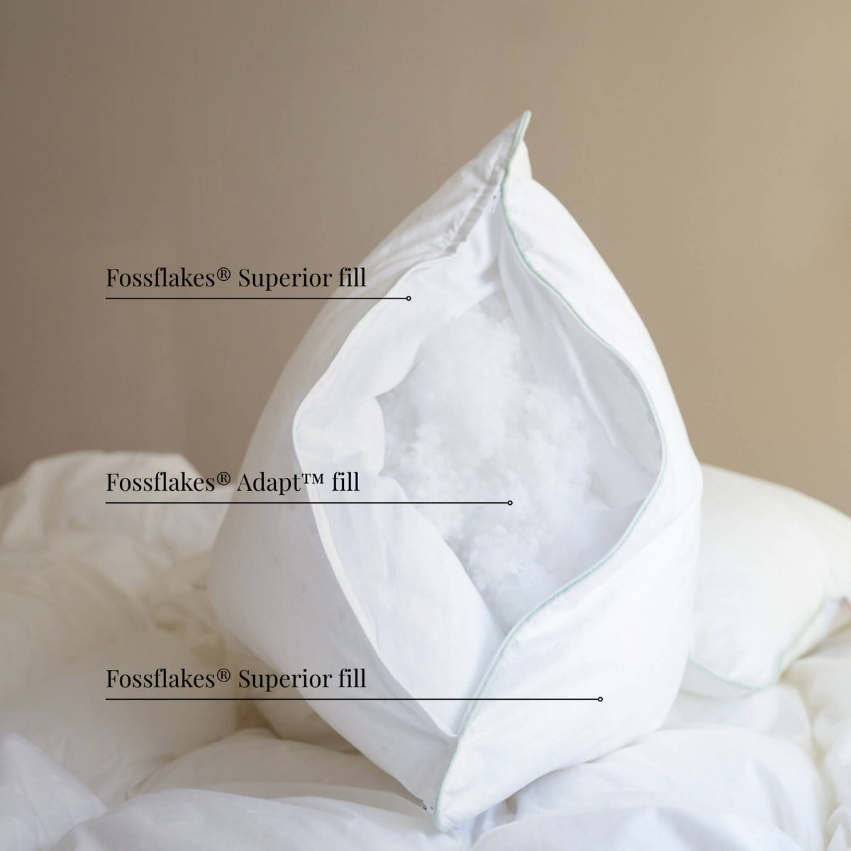 Adjustable Pillow incl. extra filling