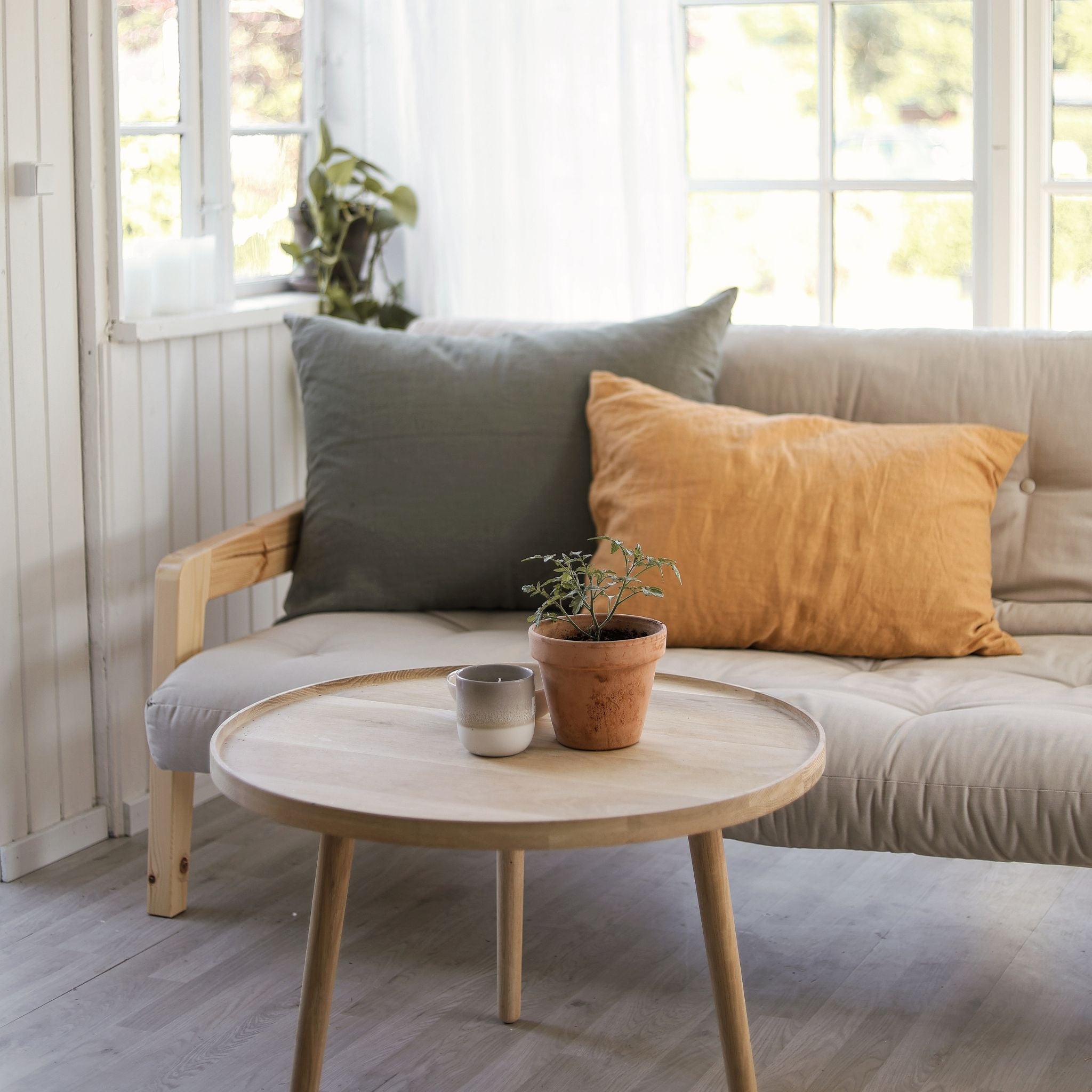 Linen pillow case - Sea wheat