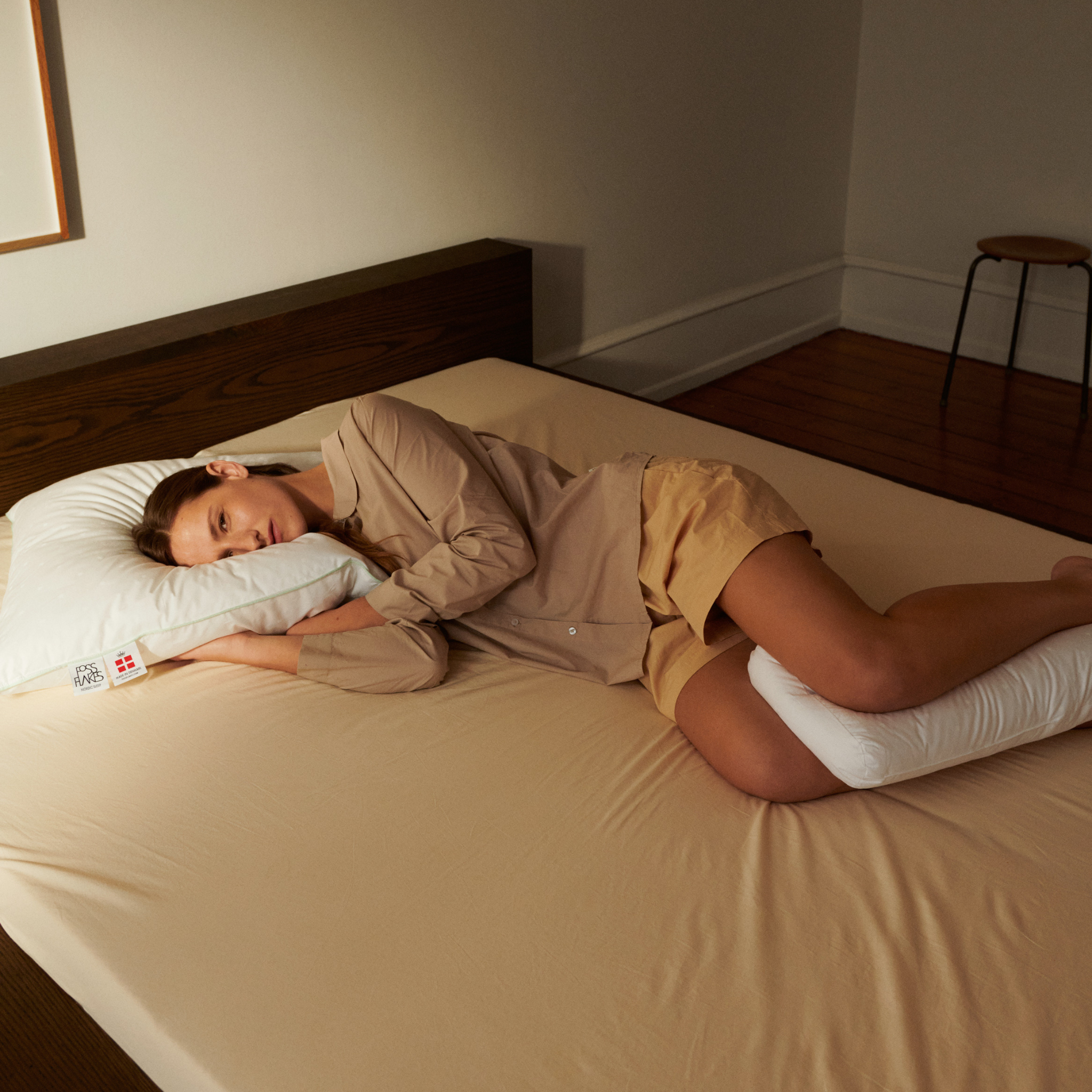 KneeAnke Support Pillow incl. cover - White