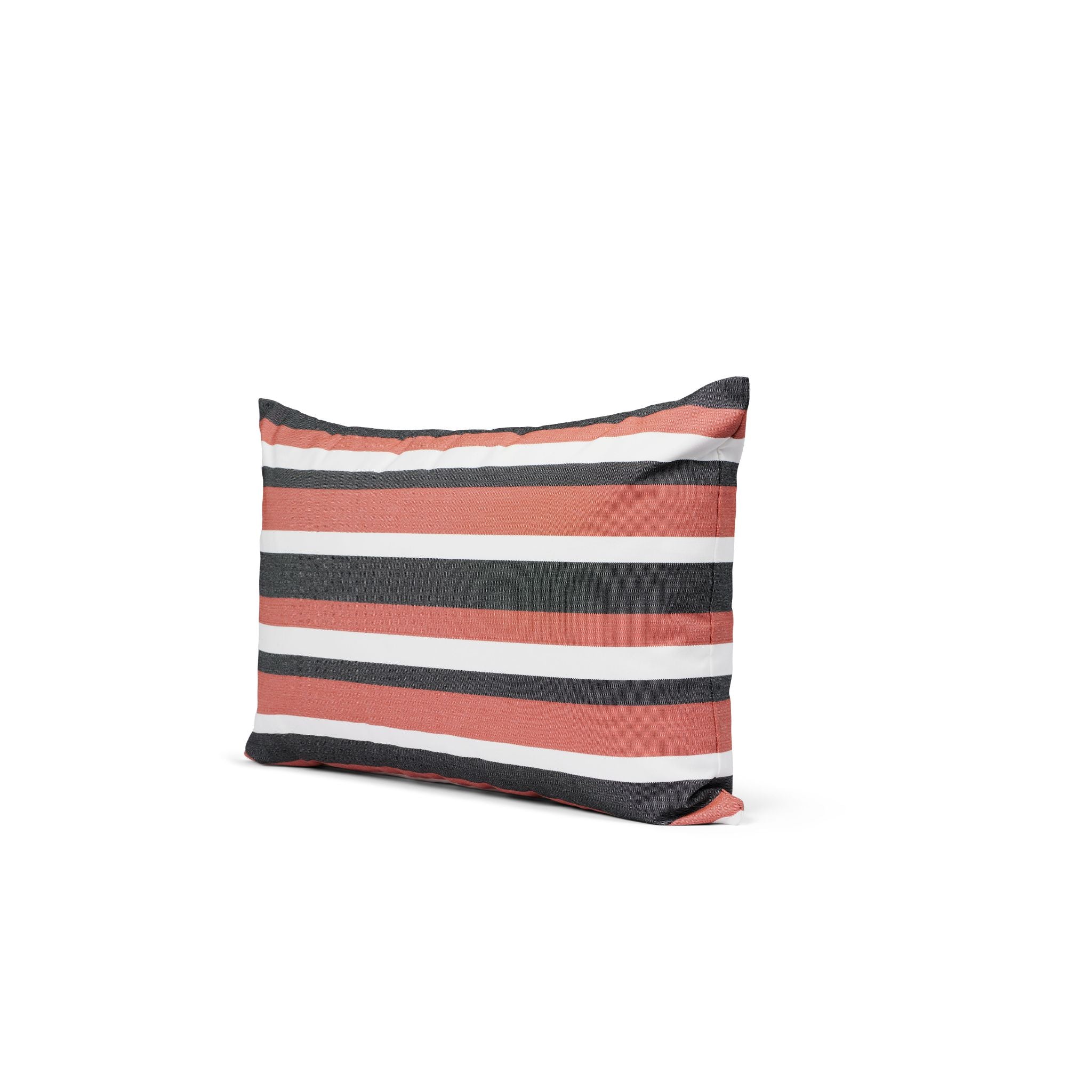 Outdoor pillow 40x60 - Terracotta/Grey stripe