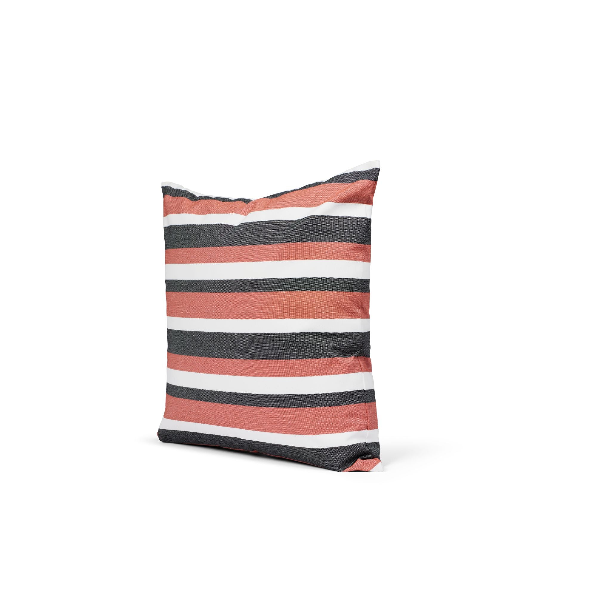 Outdoor pillow 50x50 - Terracotta/Grey stripe