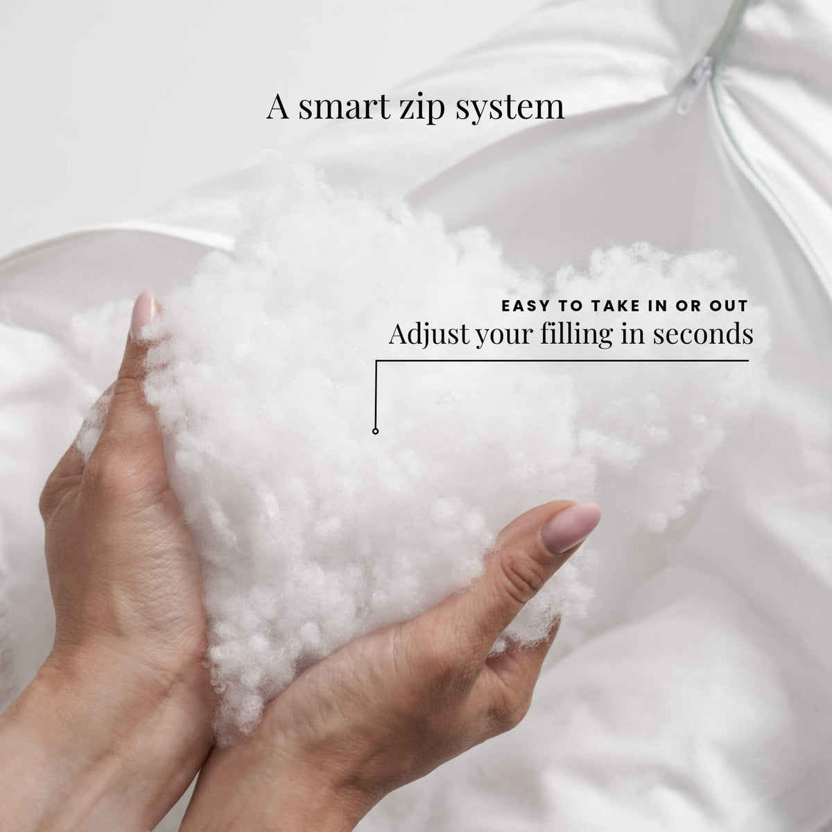 Adjustable Pillow incl. extra filling