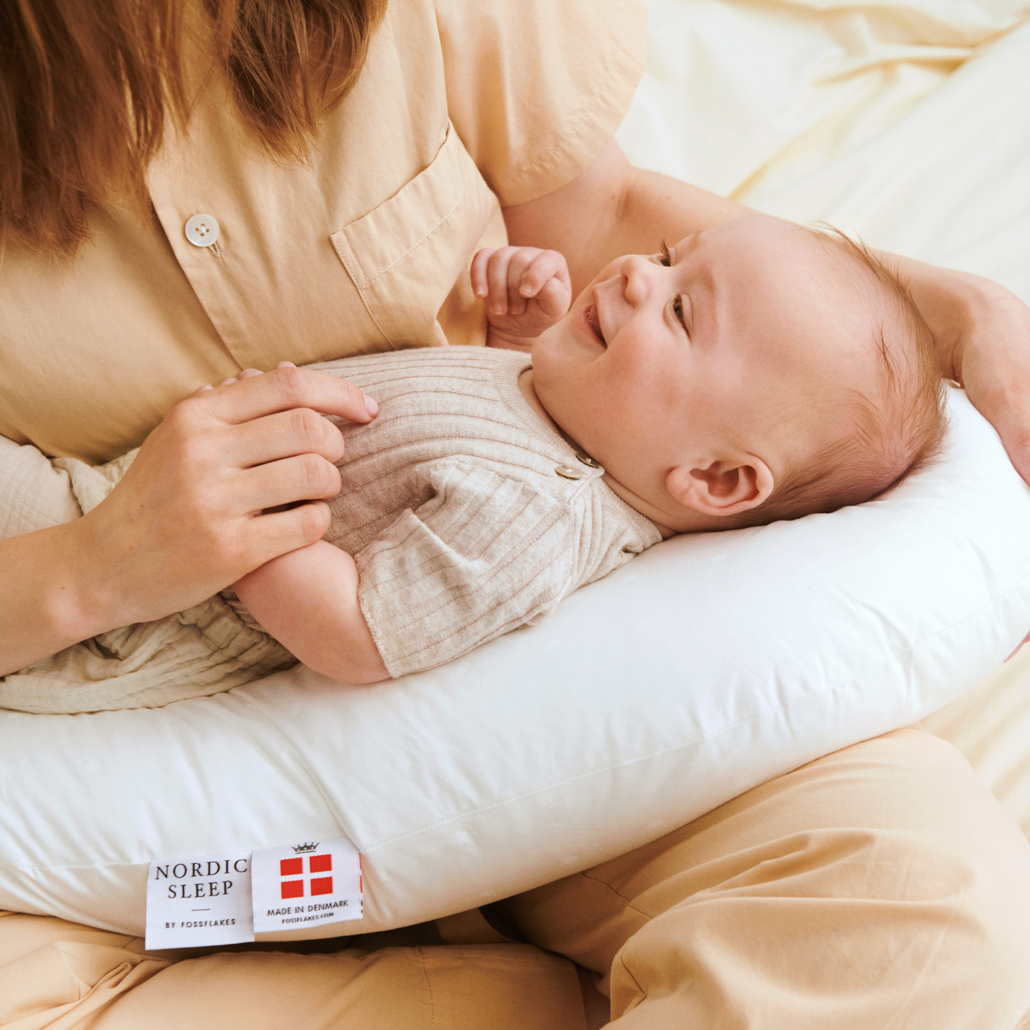 Cover for Nursing Pillow - White