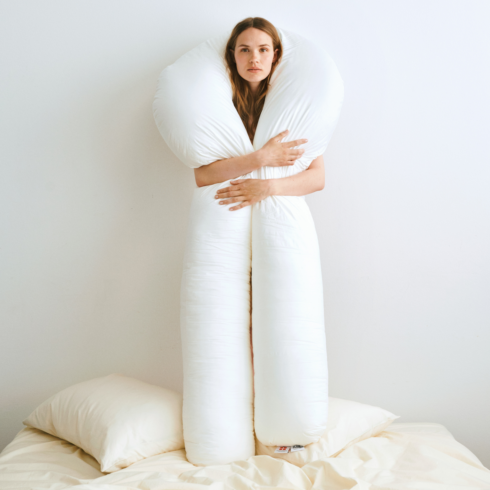 Cover for Comfort-U Support Pillow - Cream