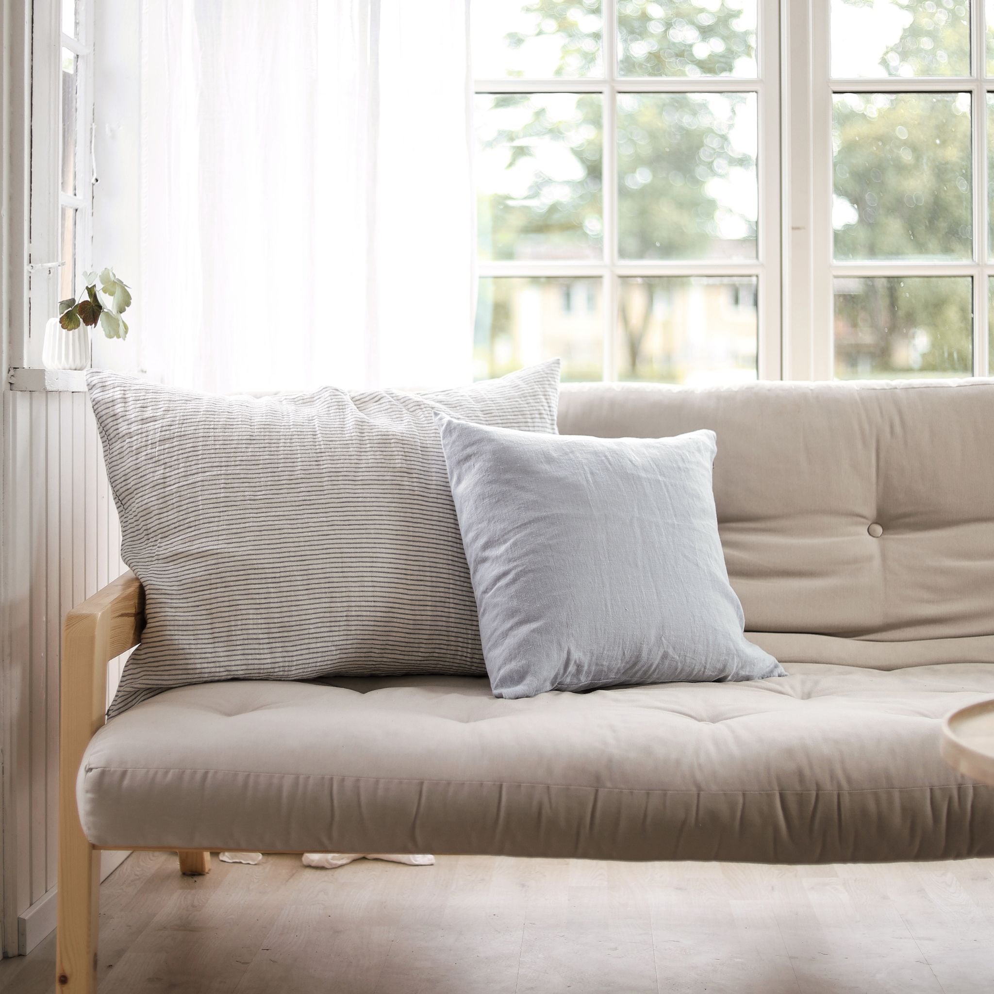 Linen pillow case - Sky